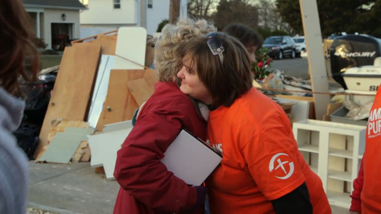 Volunteers Support Sandy Victims